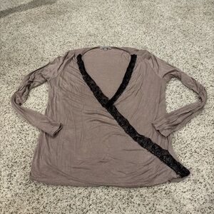 Charlotte Russe Taupe Top